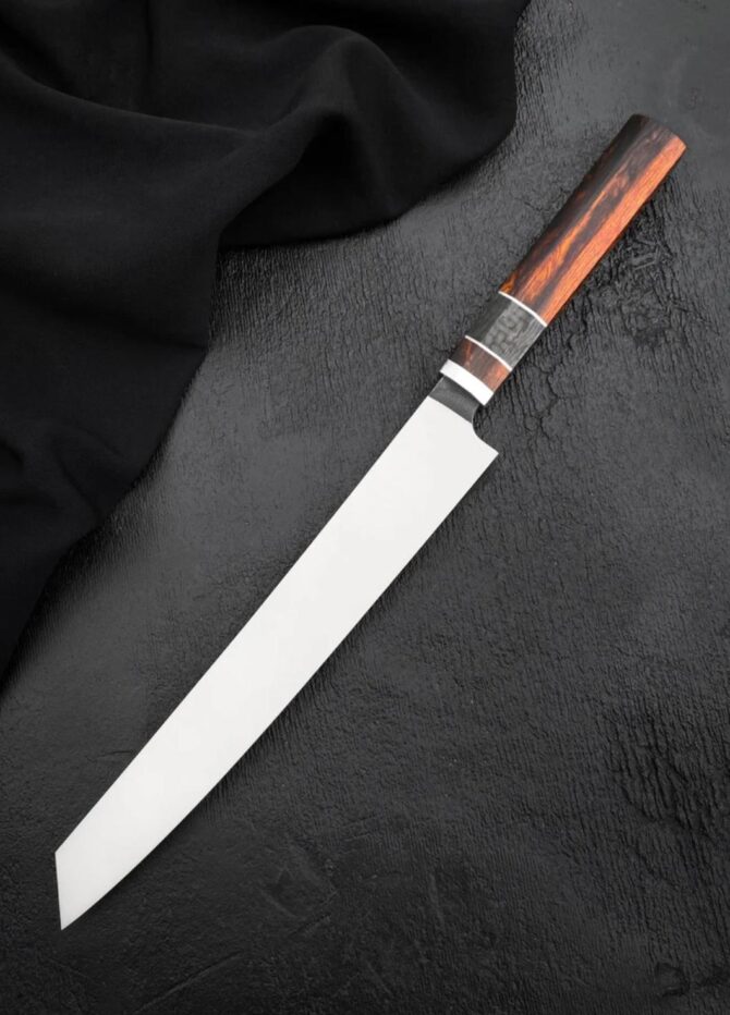 Professional D2 Steel Chef Knife 8-Inch Blade - Ultimate Edge Retention Kitchen Tool