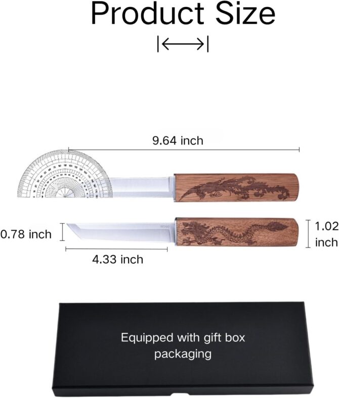 2 in 1 Professional D2 Steel Kiritsuke Chef Knife - Premium Edge Retention Kitchen Blade