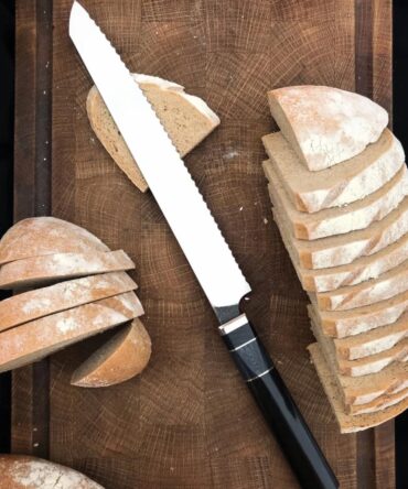 Hand-Forged D2 Steel Kiritsuke Slicer Knife - Ultimate Japanese-Style Edge Retention