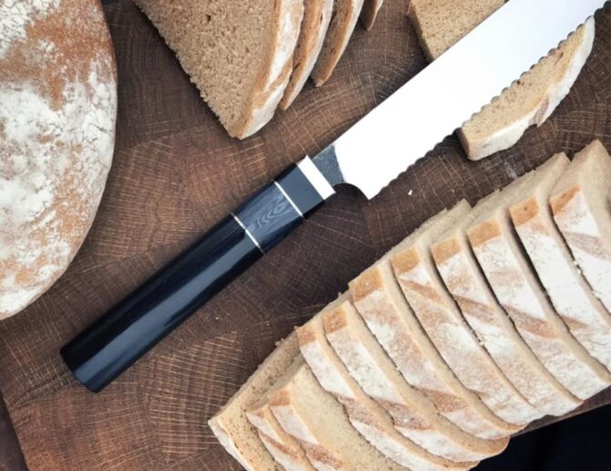 Hand-Forged D2 Steel Kiritsuke Slicer Knife - Ultimate Japanese-Style Edge Retention