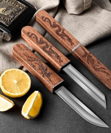 2 in 1 Professional D2 Steel Kiritsuke Chef Knife - Premium Edge Retention Kitchen Blade