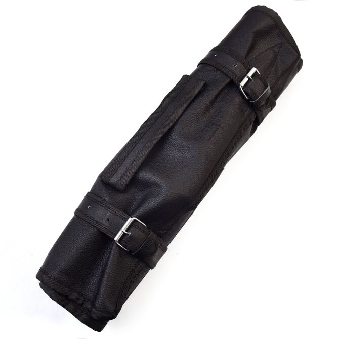 10-Piece Professional Hand Forged Damascus Steel Chef Knife Set with Leather Roll Bag